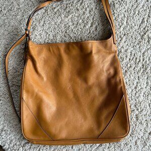 Vintage Club Monaco leather shoulder bag